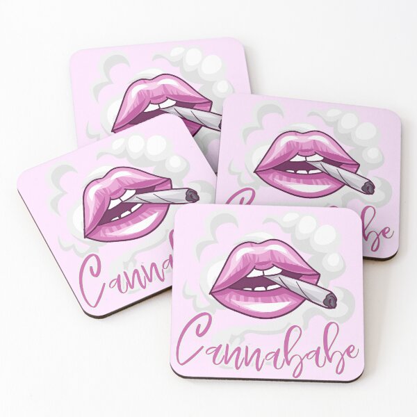 Item preview, CannaBabe | Cannabis Lover Blunt With Pink Lips designed and sold by KinkShoppe.