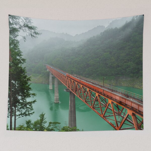 Item preview, Southern Half of Oku-Oi Rainbow Bridge over Lake Sesso in Japan designed and sold by Pix4Japan.