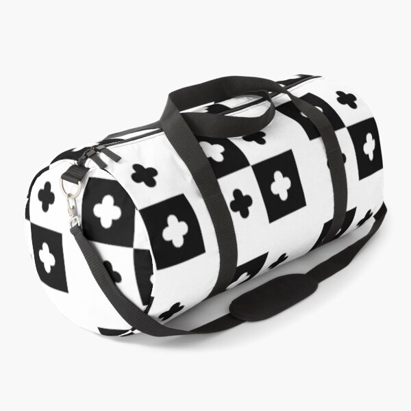 Item preview, Black and White Crosses, Clover Pattern, Geometric Symmetry, Artistic Contrast designed and sold by PenguinForests.
