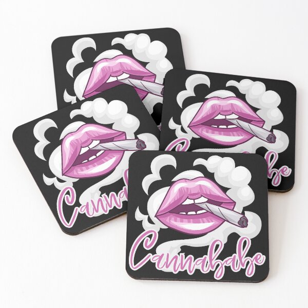 Item preview, CannaBabe | Cannabis Lover Blunt With Pink Lips designed and sold by KinkShoppe.