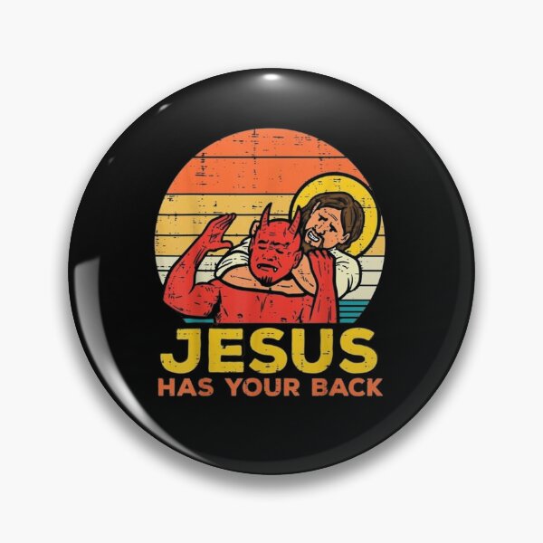 Item preview, Funny Brazilian Jiu Jitsu "Jesus Has Your Back" designed and sold by ETIndustries.