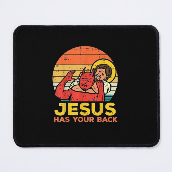 Item preview, Funny Brazilian Jiu Jitsu "Jesus Has Your Back" designed and sold by ETIndustries.