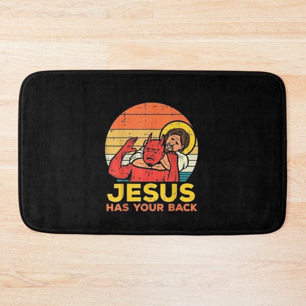 Item preview, Funny Brazilian Jiu Jitsu "Jesus Has Your Back" designed and sold by ETIndustries.