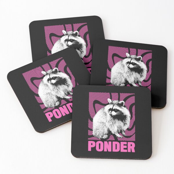 Item preview, Ponder Raccoon  designed and sold by VintageMedatsu.