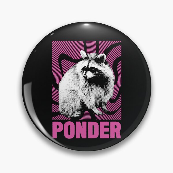 Item preview, Ponder Raccoon  designed and sold by VintageMedatsu.