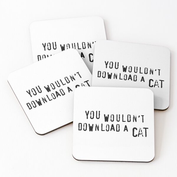 Item preview, You Wouldn't Download A Car Cat Anti Web Piracy Meme designed and sold by fomodesigns.