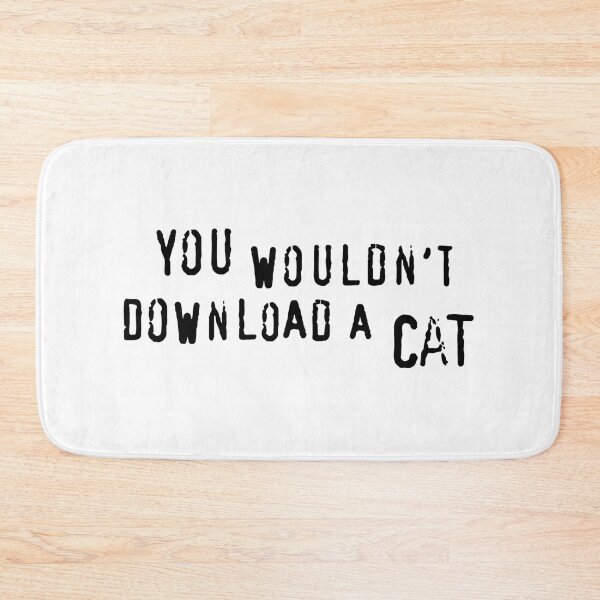 Item preview, You Wouldn't Download A Car Cat Anti Web Piracy Meme designed and sold by fomodesigns.