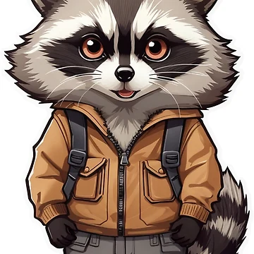Artwork thumbnail, Night Crawler Racoon by LabZoidd