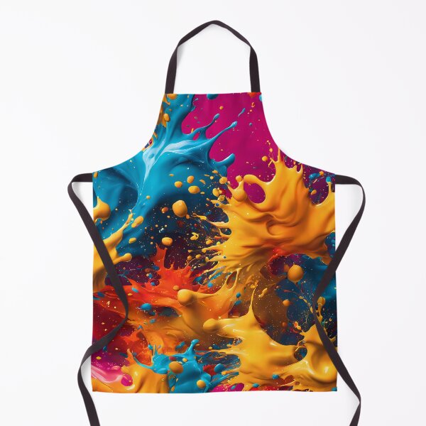 Item preview, Abstract colorful paint splash pattern designed and sold by twisted-dot.