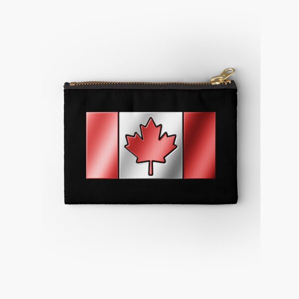 Artikelvorschau, Canadian Flag 2 - Canada - Metallic entworfen und verkauft von Graphix.