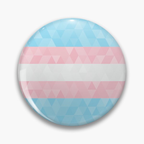 Item preview, Triangle Trans Flag (Rectangle) designed and sold by wetchickenart.