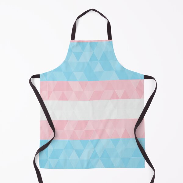 Item preview, Triangle Trans Flag (Rectangle) designed and sold by wetchickenart.