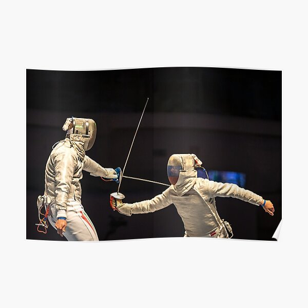Fencing Sport Poster