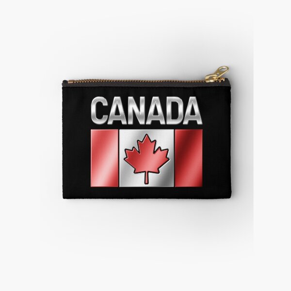 Item preview, Canada - Canadian Flag & Text - Metallic designed and sold by Graphix.