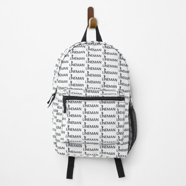 Linemen Typography Backpack