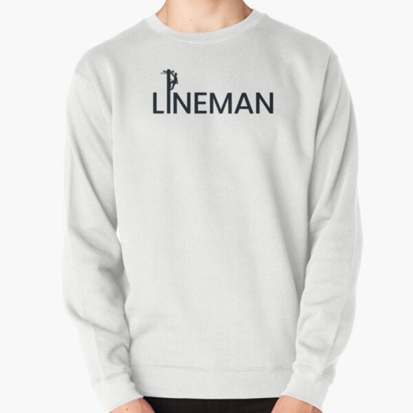 Linemen Typography Pullover Sweatshirt