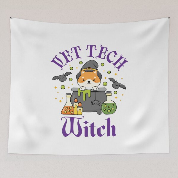Item preview, Vet Tech Witch Halloween designed and sold by jaygo.