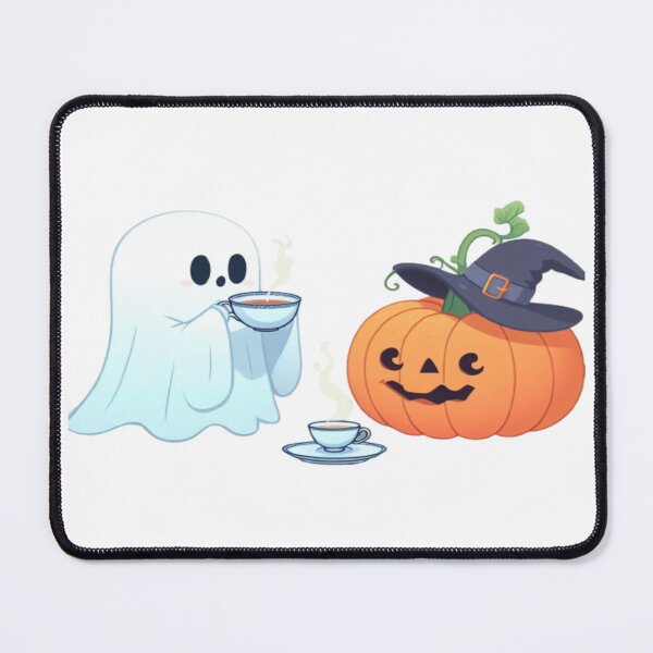 Item preview, Pumpkin and ghost having tea  designed and sold by Zafirart.