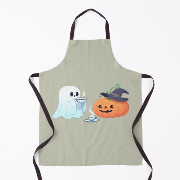 Item preview, Pumpkin and ghost having tea  designed and sold by Zafirart.