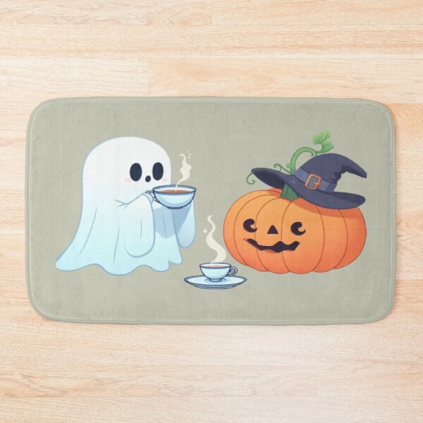 Item preview, Pumpkin and ghost having tea  designed and sold by Zafirart.