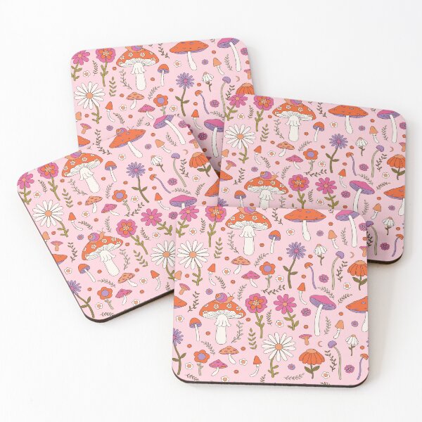 Item preview, retro mushroom flowers groovy daisies  designed and sold by SHOPAHD.
