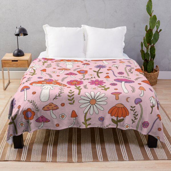 Item preview, retro mushroom flowers groovy daisies  designed and sold by SHOPAHD.
