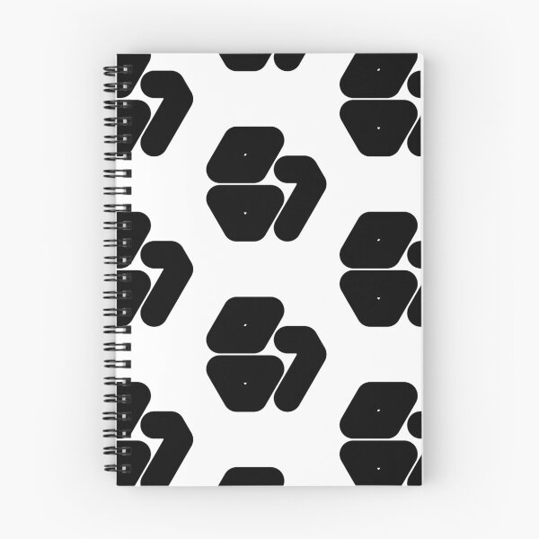 Item preview, Abstract hexagonal geometric: Black Uppercase Letter B designed and sold by SnedLab.