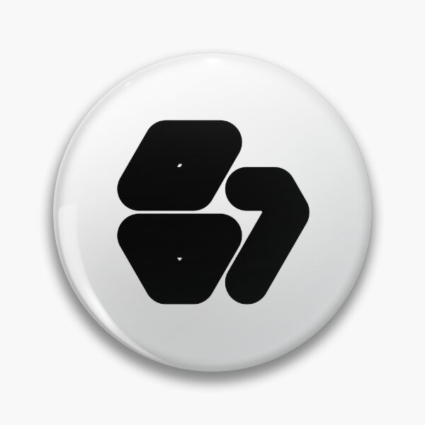 Item preview, Abstract hexagonal geometric: Black Uppercase Letter B designed and sold by SnedLab.