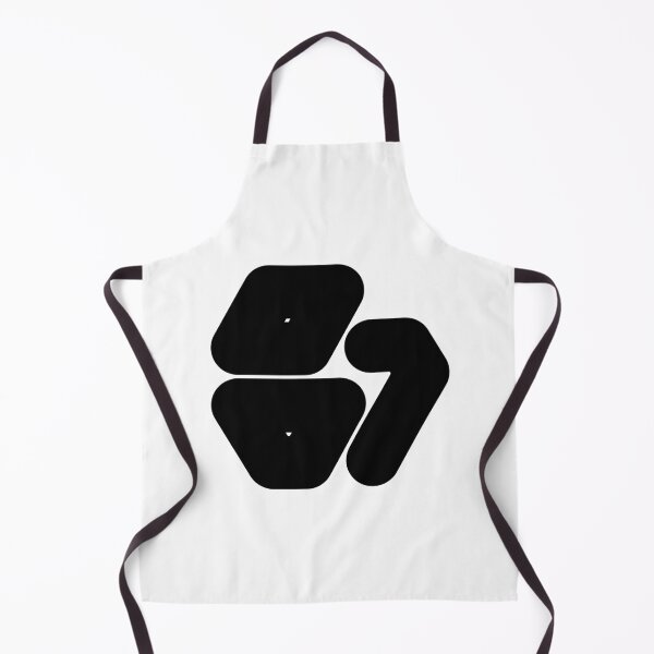 Item preview, Abstract hexagonal geometric: Black Uppercase Letter B designed and sold by SnedLab.