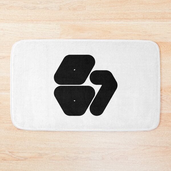 Item preview, Abstract hexagonal geometric: Black Uppercase Letter B designed and sold by SnedLab.