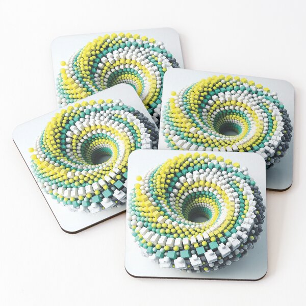 Item preview, Abstract Vortex made up of 3D shapes designed and sold by AtithasosTragos.