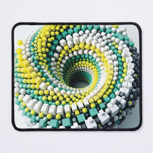 Item preview, Abstract Vortex made up of 3D shapes designed and sold by AtithasosTragos.
