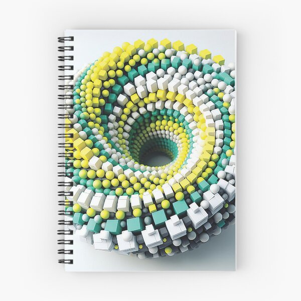 Item preview, Abstract Vortex made up of 3D shapes designed and sold by AtithasosTragos.