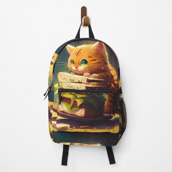Item preview, cute cat eating designed and sold by athrshopp.