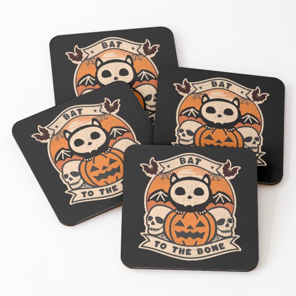 Item preview, Kawaii Halloween Bat To The Bone designed and sold by sunburstdesigns.