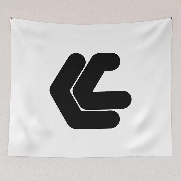 Item preview, Abstract hexagonal geometric: Black Uppercase Letter C designed and sold by SnedLab.