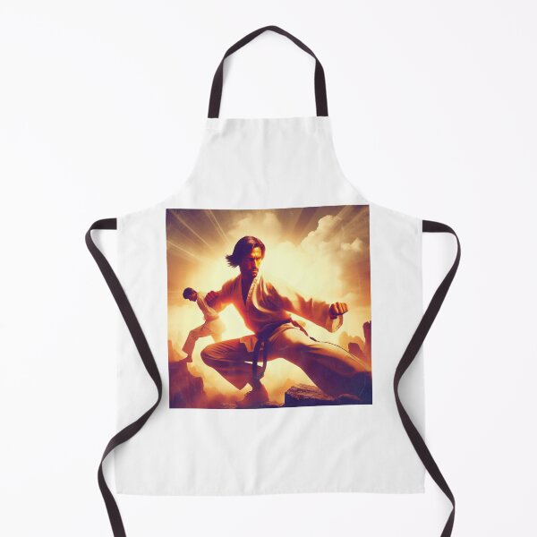 Item preview, Retro '70s movie poster Kung Fu master heroic pose designed and sold by Martial-Art-23.