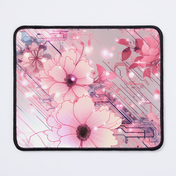 Item preview, Cyberpunk Flowers and Circuitry Pattern designed and sold by SchorlCraft.