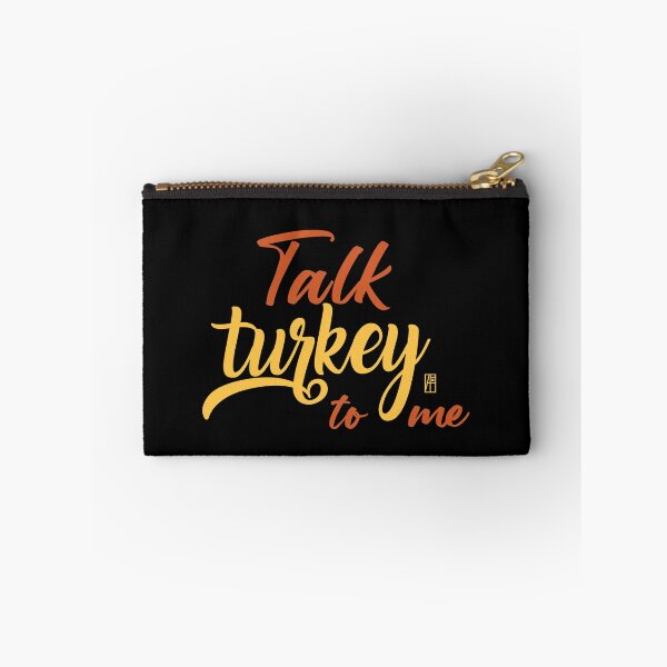 Item preview, Talk Turkey To Me - Happy Thanksgiving Day - funny turkey designed and sold by ArtProjectShop.