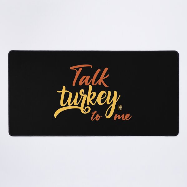 Item preview, Talk Turkey To Me - Happy Thanksgiving Day - funny turkey designed and sold by ArtProjectShop.