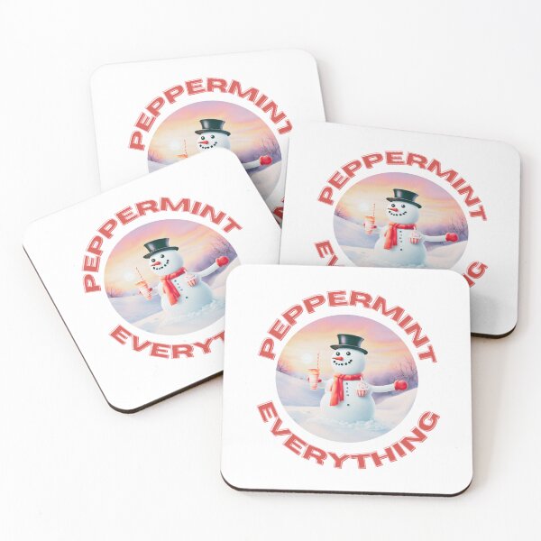 Item preview, Peppermint Everything Sunset Snowman designed and sold by stargazerhill.