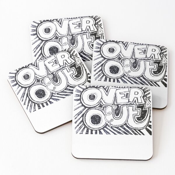Item preview, "Over and Out!" hand drawn design designed and sold by Haycom.