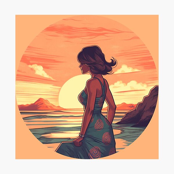 Item preview, Sunset Escape designed and sold by HiredJustice.