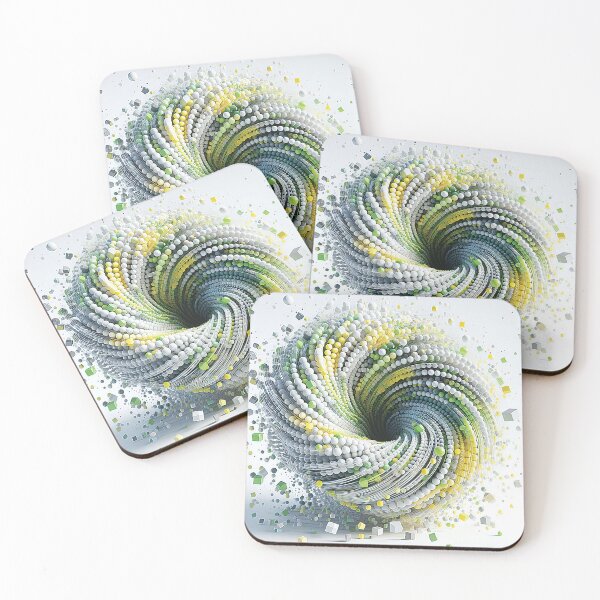 Item preview, Abstract Vortex made up of 3D shapes designed and sold by AtithasosTragos.