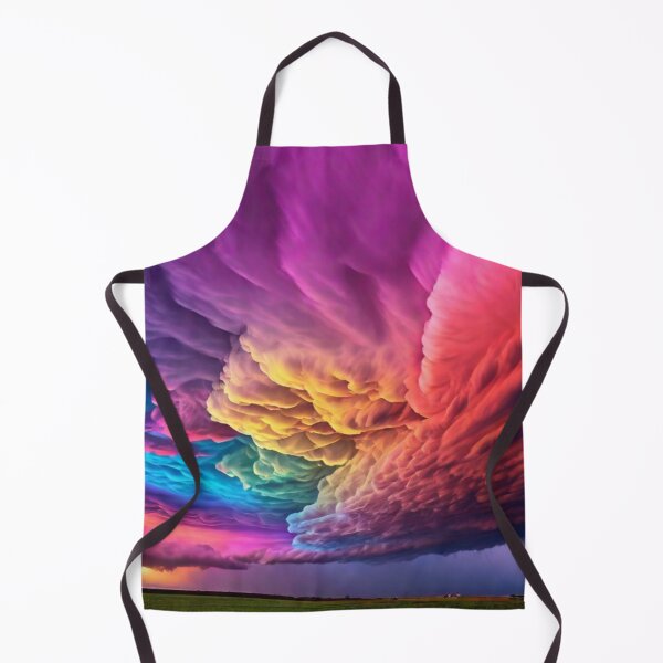 Aperçu de l'œuvre Nuages d’orage multicolores psychédéliques #1 créée et vendue par KoliBabb.