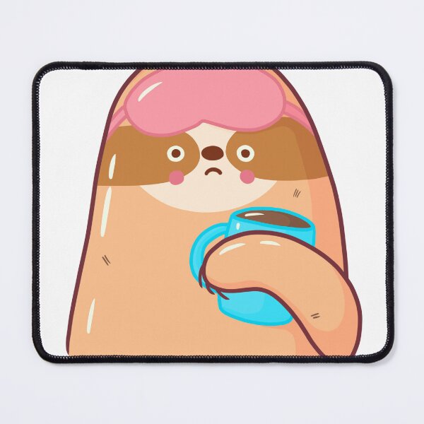 Item preview, Grumpy Morning Sloth designed and sold by ZayamiArt.