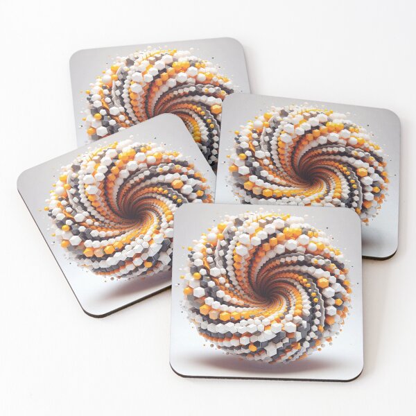 Item preview, Abstract Vortex made up of 3D shapes designed and sold by AtithasosTragos.