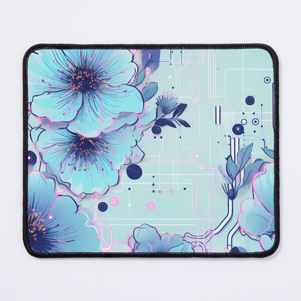 Item preview, Cyberpunk Flowers and Circuitry Pattern designed and sold by SchorlCraft.