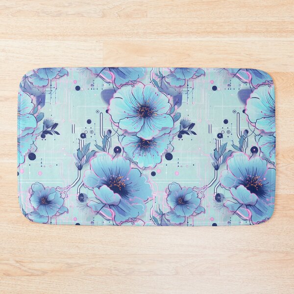 Item preview, Cyberpunk Flowers and Circuitry Pattern designed and sold by SchorlCraft.