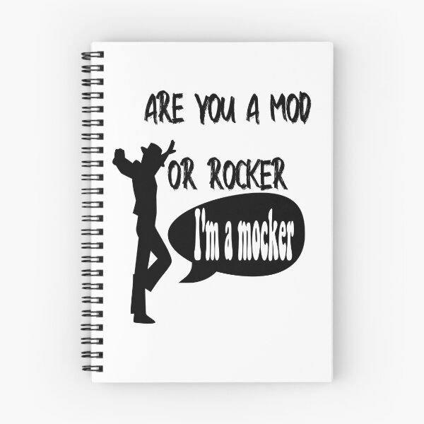Item preview, Are you A Mod Or A Rocker; I'm a mocker funny memes  designed and sold by stylechoc.